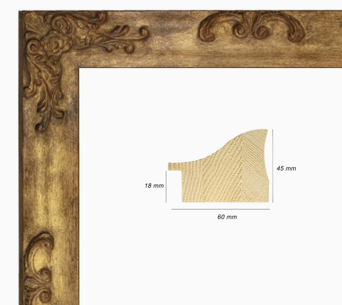 Alte Spiegel Custom Golden Cor. 345.230