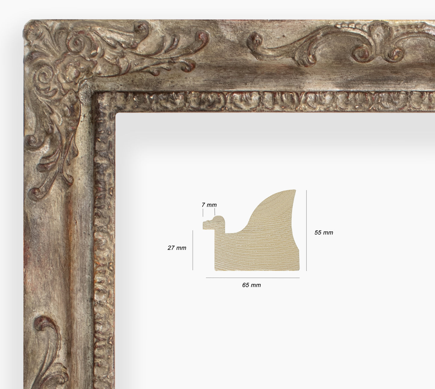 Alt -TO -MEASURE ALTE SILBER MILRORS COR. 430.231