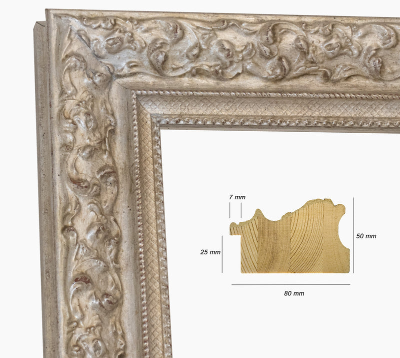 Silberner Rahmen maßgeschneidert 4497.011