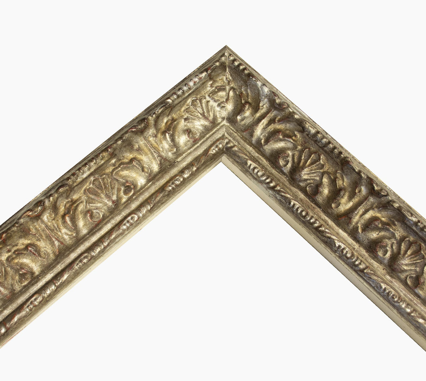 496.231 cadre en bois à la feuille d'argent antique mesure de profil 45x50 mm Lombarda cornici S.n.c.