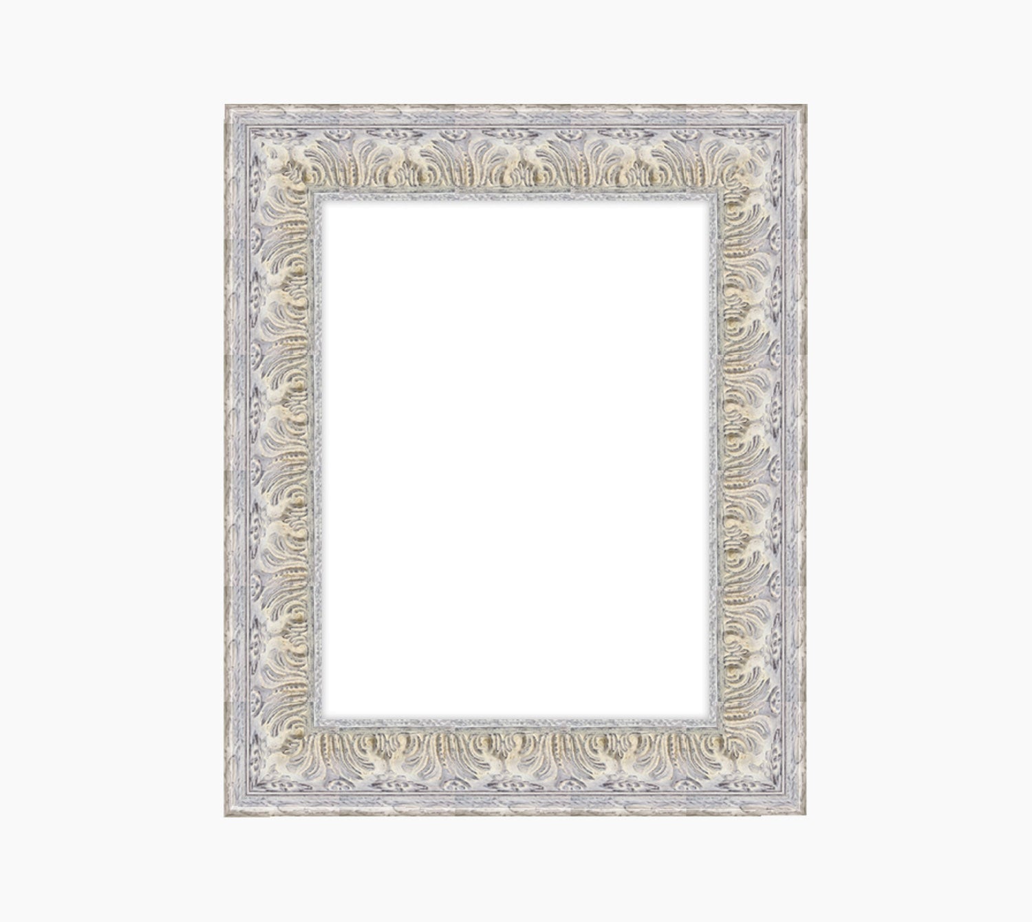 6300.920 cadre en bois à fond sombre blanc mesure de profil 90x73 mm Lombarda cornici S.n.c.