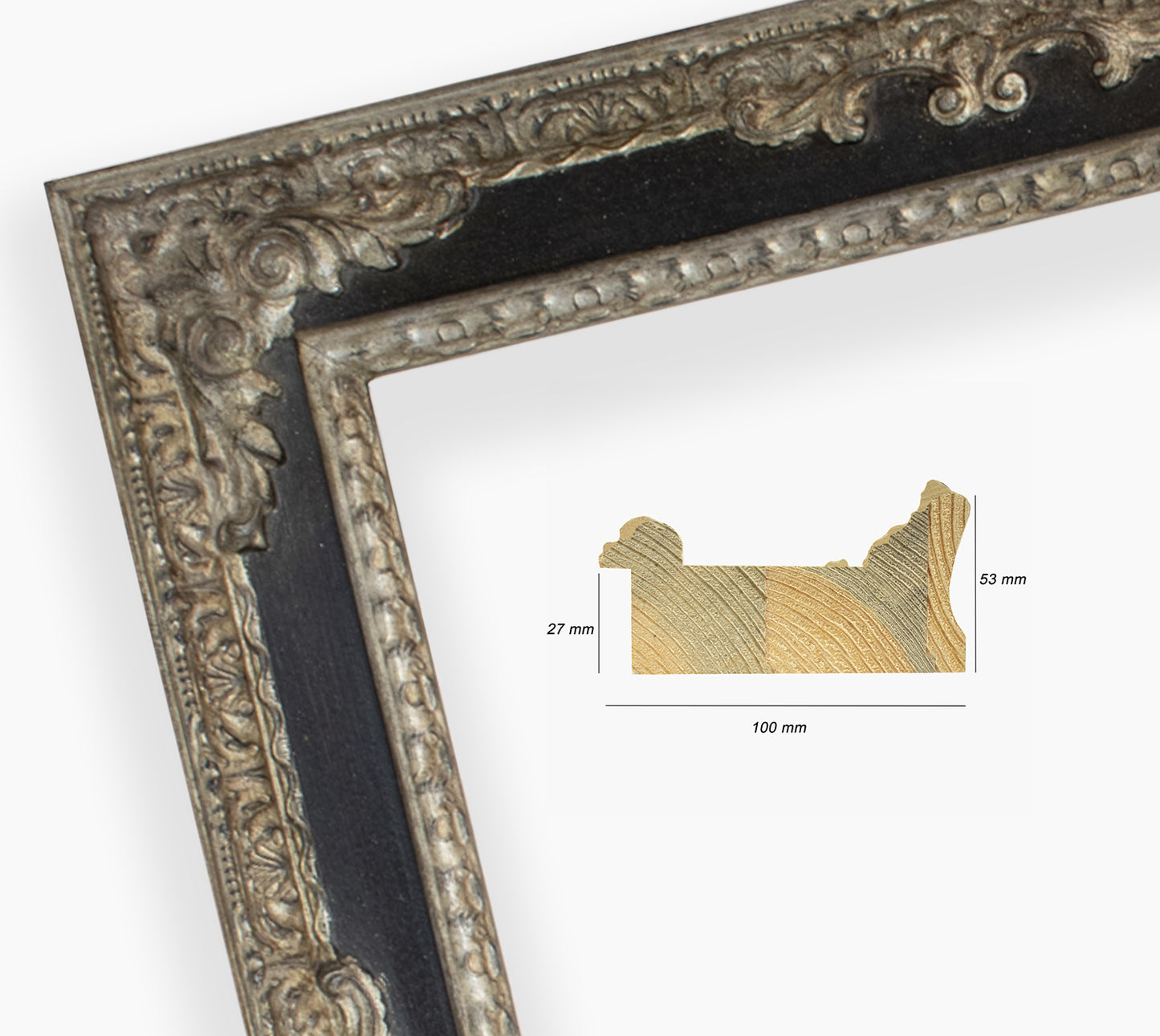 Alt -TO -Measure Morders Black und Silver Cor. 743.602