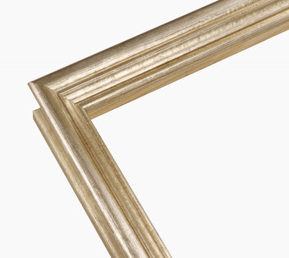 Holzrahmen mit silbernen Blattkunst.240.011