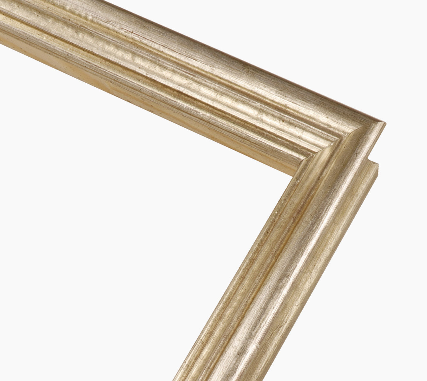 Holzrahmen mit silbernen Blattkunst.240.011