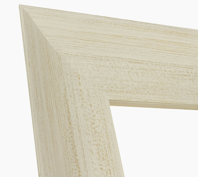 449.915 cadre en bois à fond ocre blanc mesure de profil 100x50 mm Lombarda cornici S.n.c.