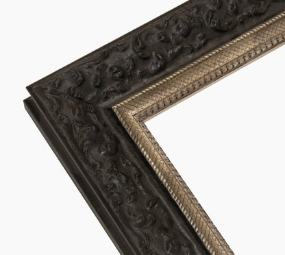 Schwarz -Silber -Holzeinstellung Custom 4497.602