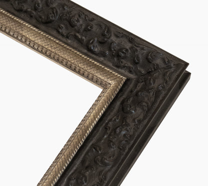 Schwarz -Silber -Holzeinstellung Custom 4497.602
