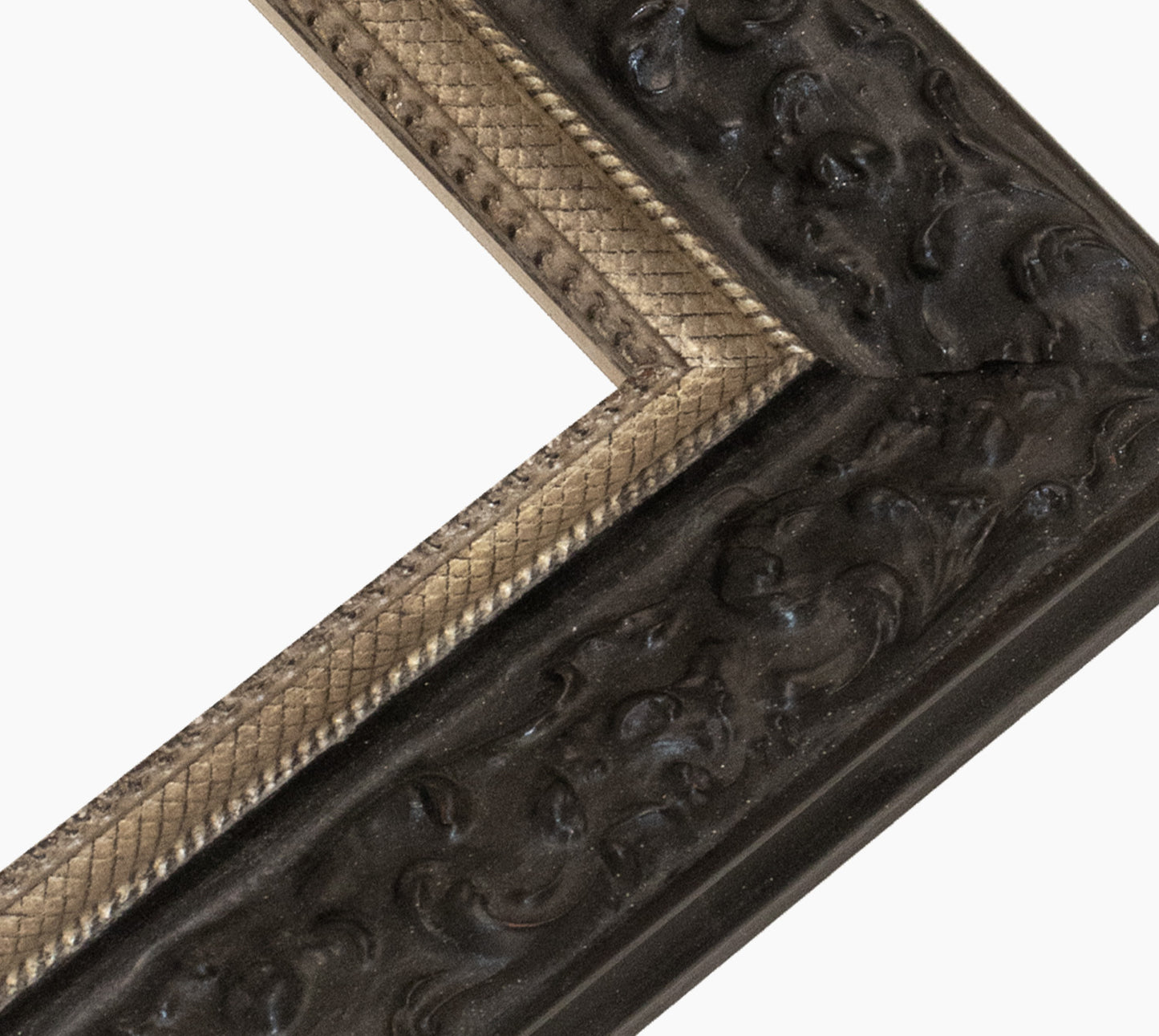 Schwarz -Silber -Holzeinstellung Custom 4497.602