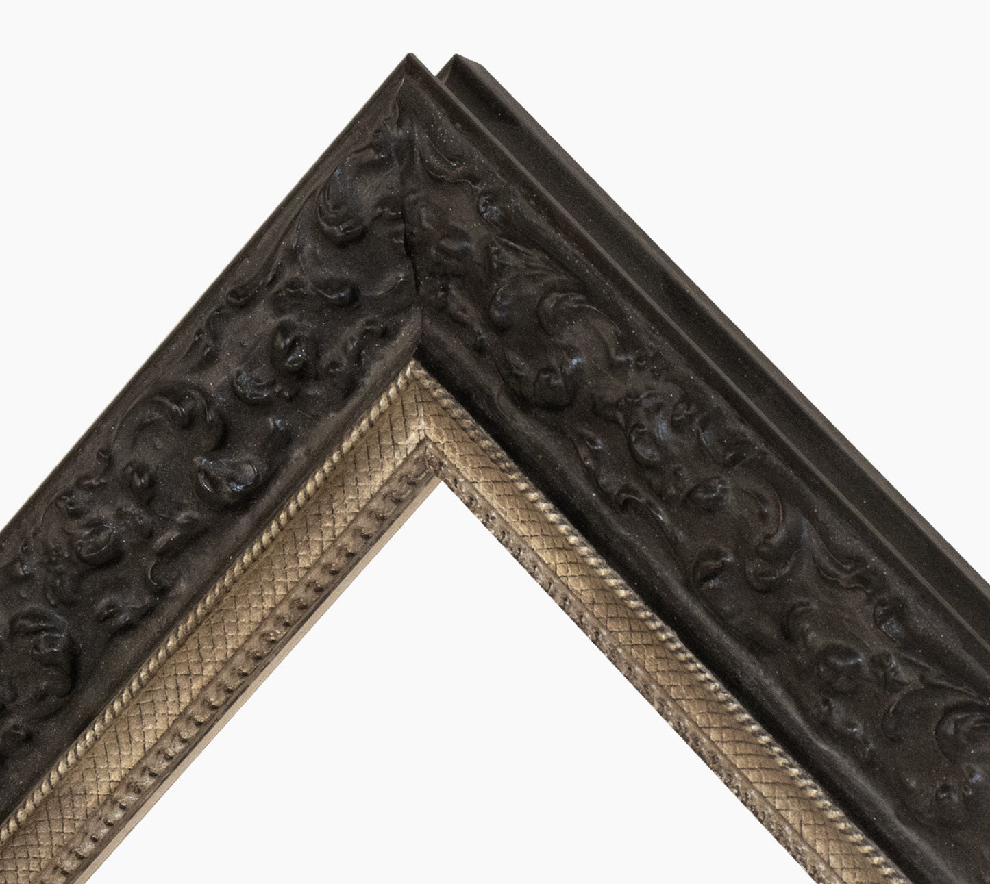 Schwarz -Silber -Holzeinstellung Custom 4497.602