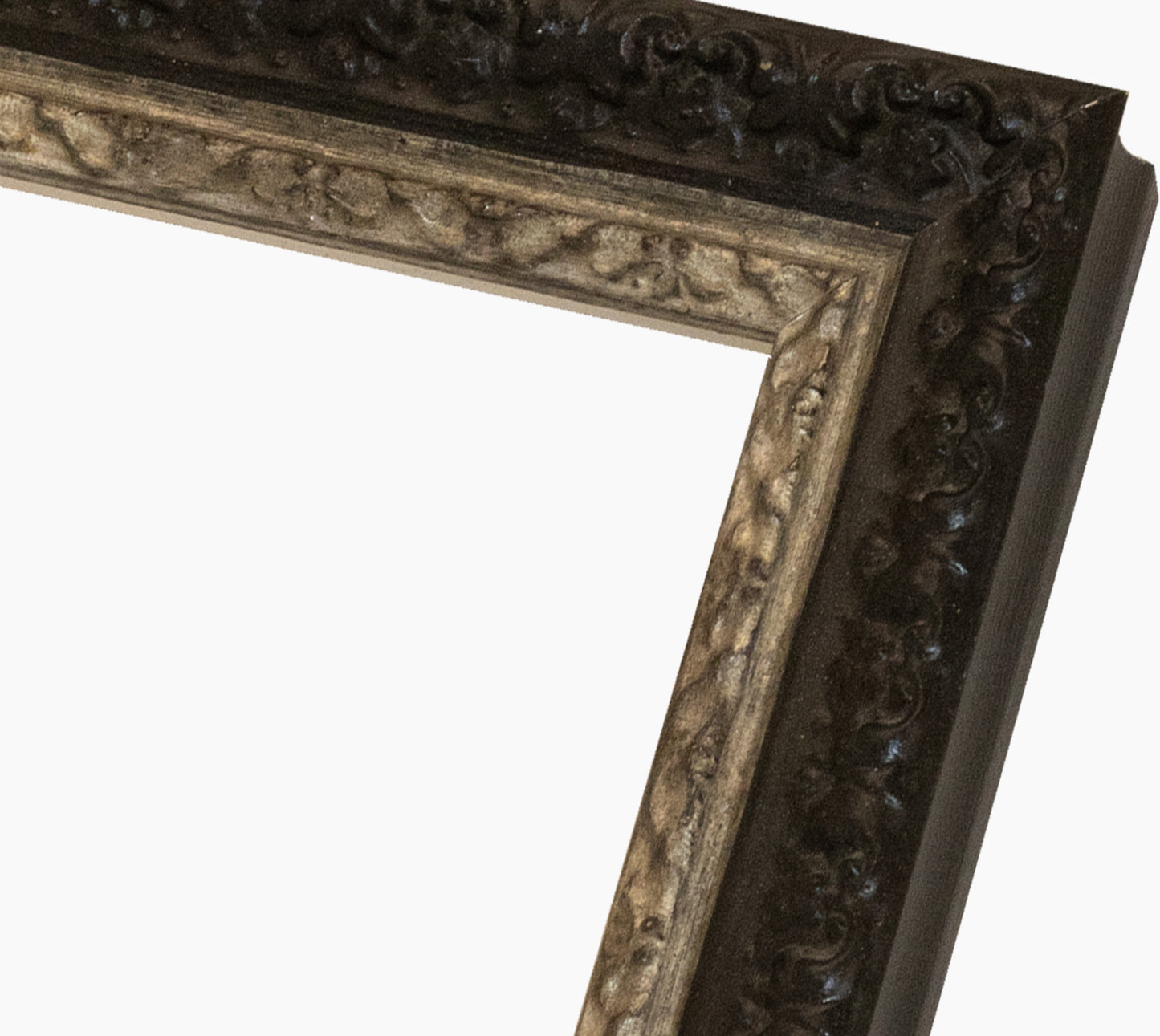 Schwarz -Silber -Holzeinstellung Custom 495.602