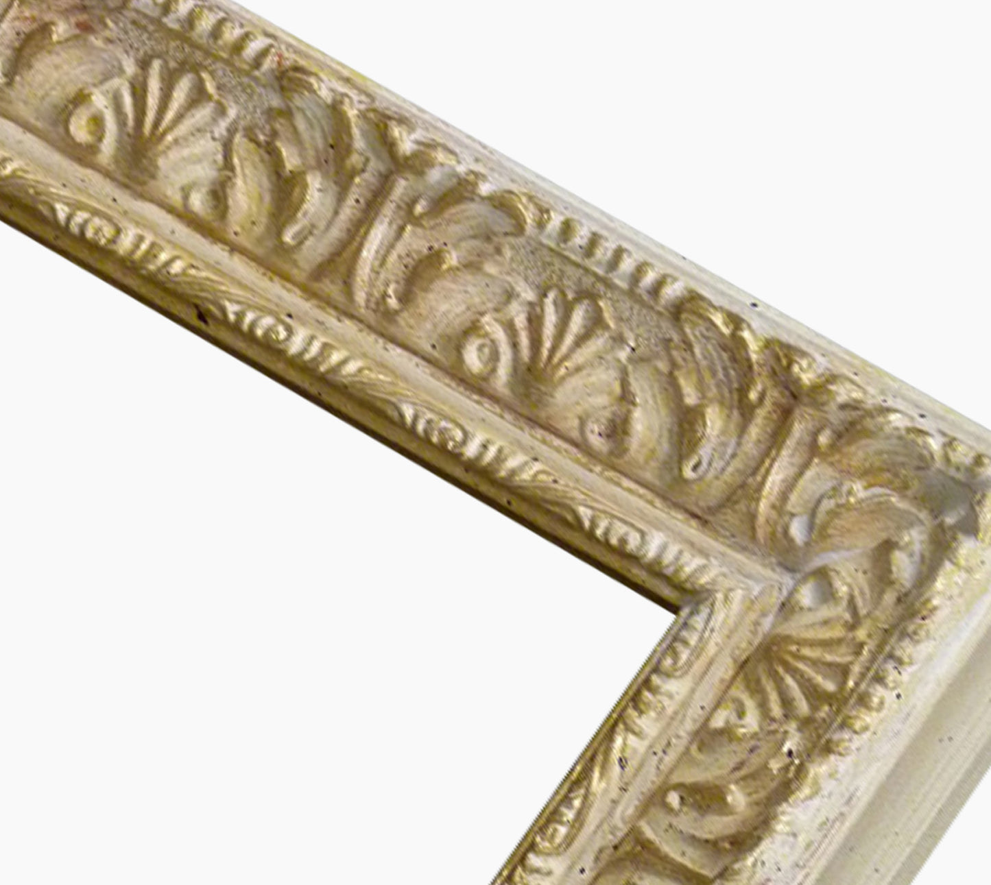 Elfenbein- und Gold Barock Holzrahmen 496.190