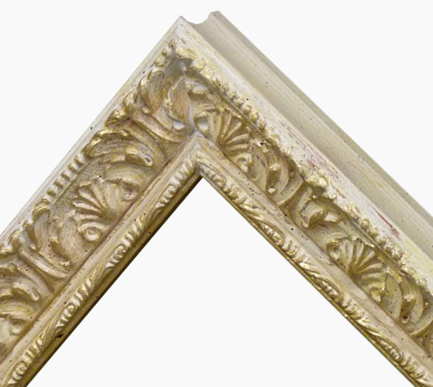 Elfenbein- und Gold Barock Holzrahmen 496.190
