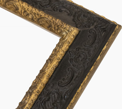 Schwarzer Rahmen und Gold 634.601