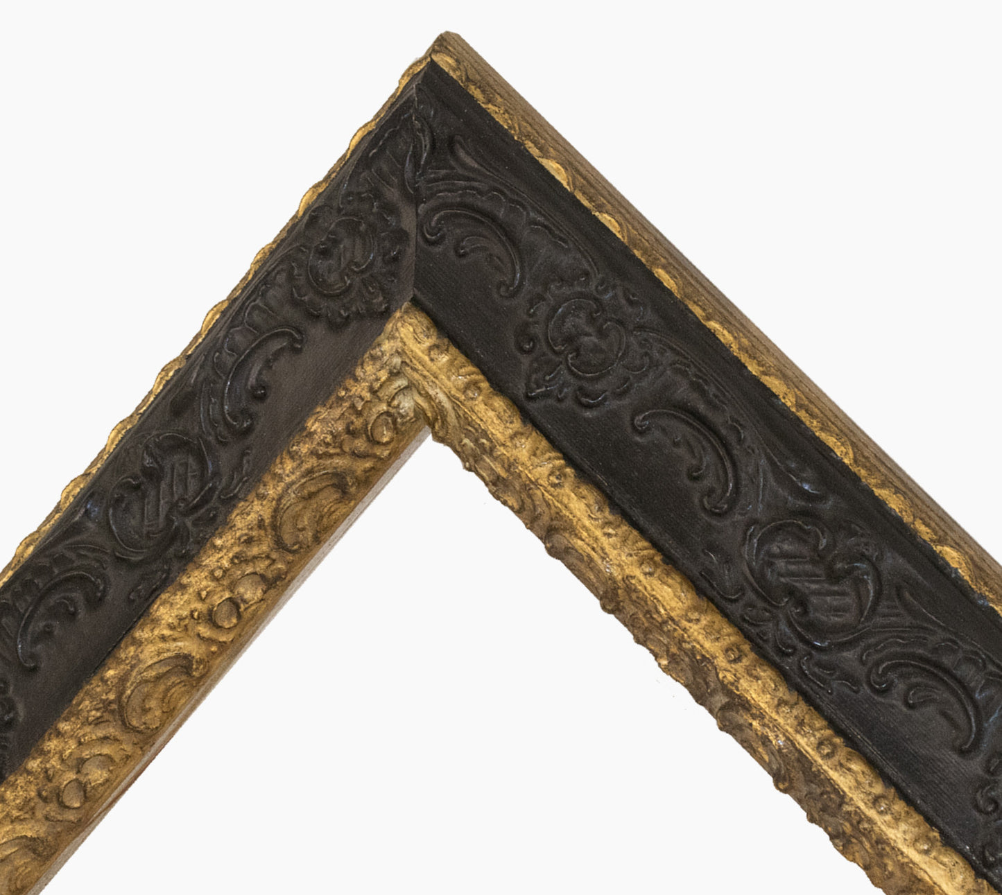 Schwarzer Rahmen und Gold 634.601